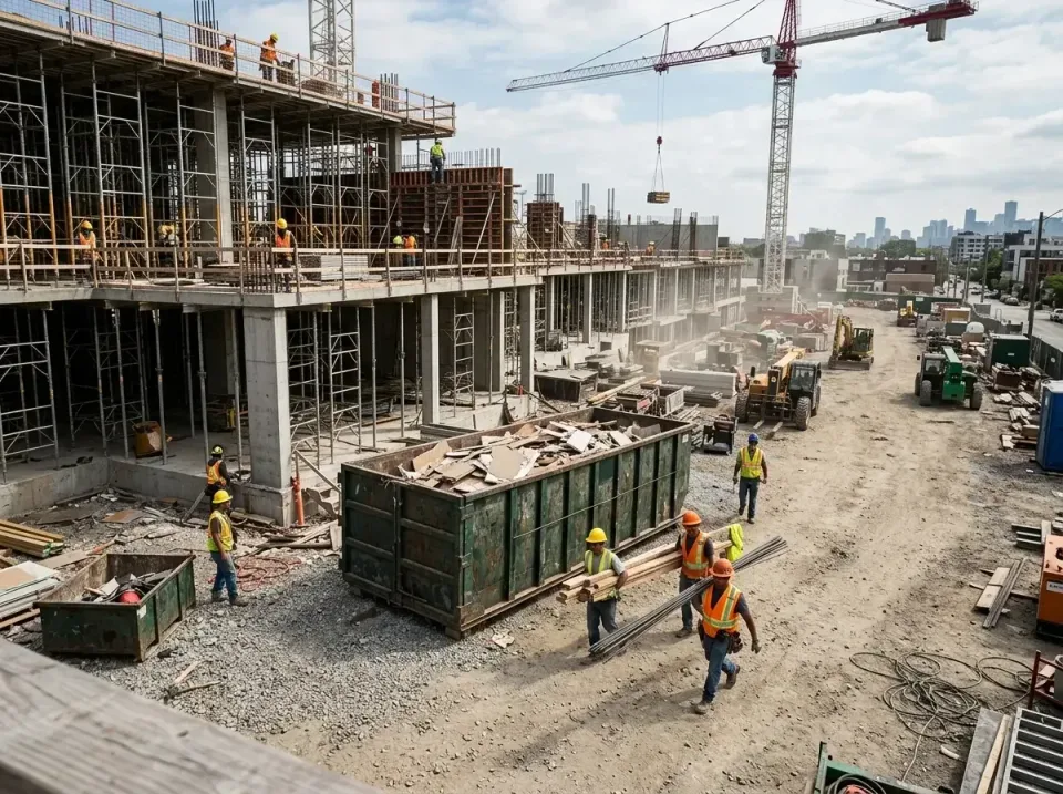 commercial-construction-site-w-002 — frequently asked questions, Low Cost Construction Dumpster Rental in Redwood Falls, MN